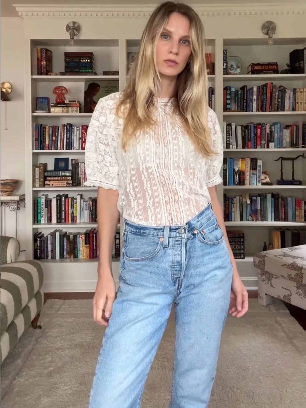 NWT Doen Idora Top in Salt - Picture 2 of 12